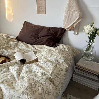 選べるサイズ little flower striped bed linen