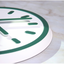 静音 ライン ウォールクロック | line wall clock