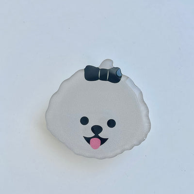 ribbon puppy grip #white