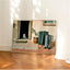 a dog and luggage | wall art