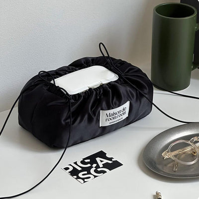 ブラック　ウェットティッシュボックス | wet wipes case