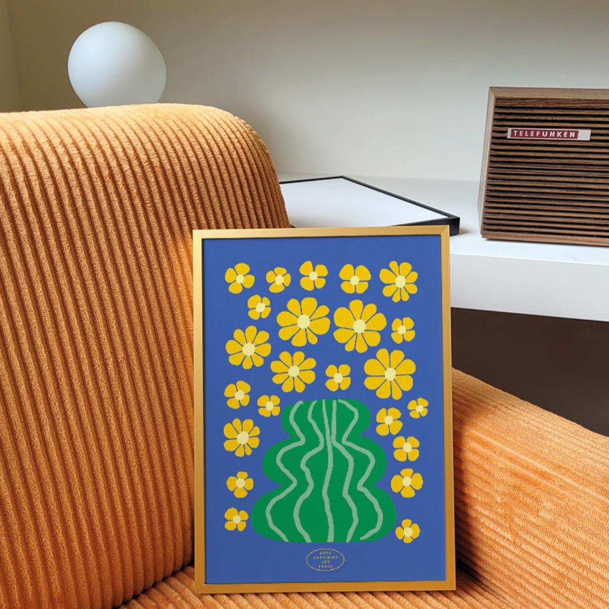 cactus flowers | wall art