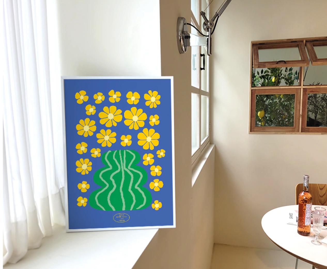 cactus flowers | wall art