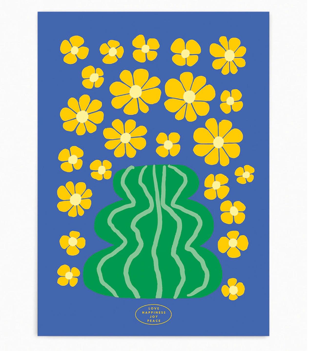 cactus flowers | wall art