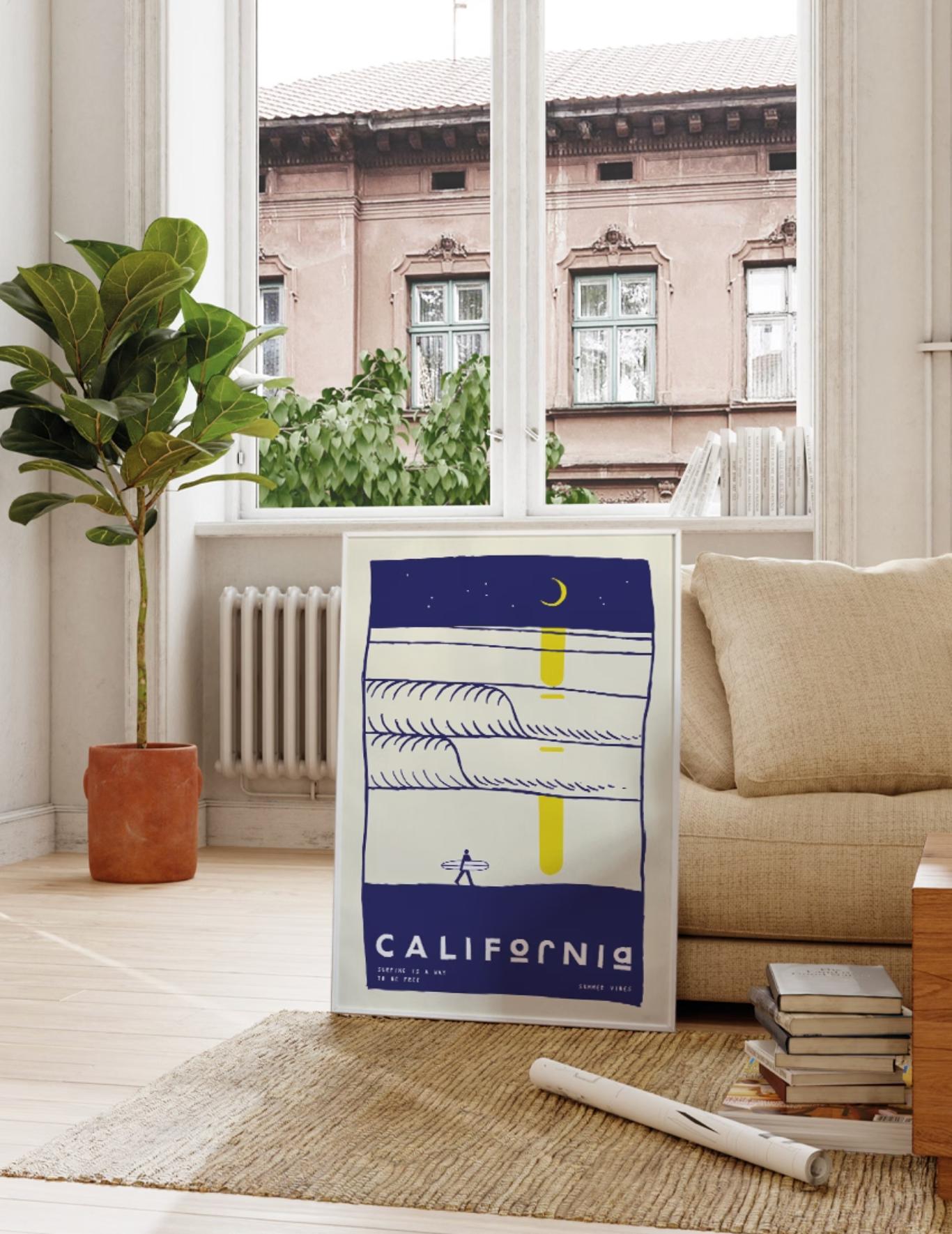 california | wall art