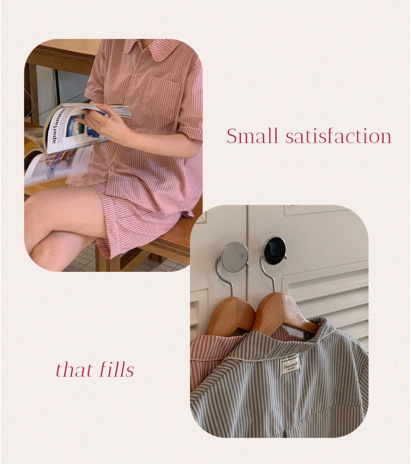 Greek stripe pj set | 2 colors