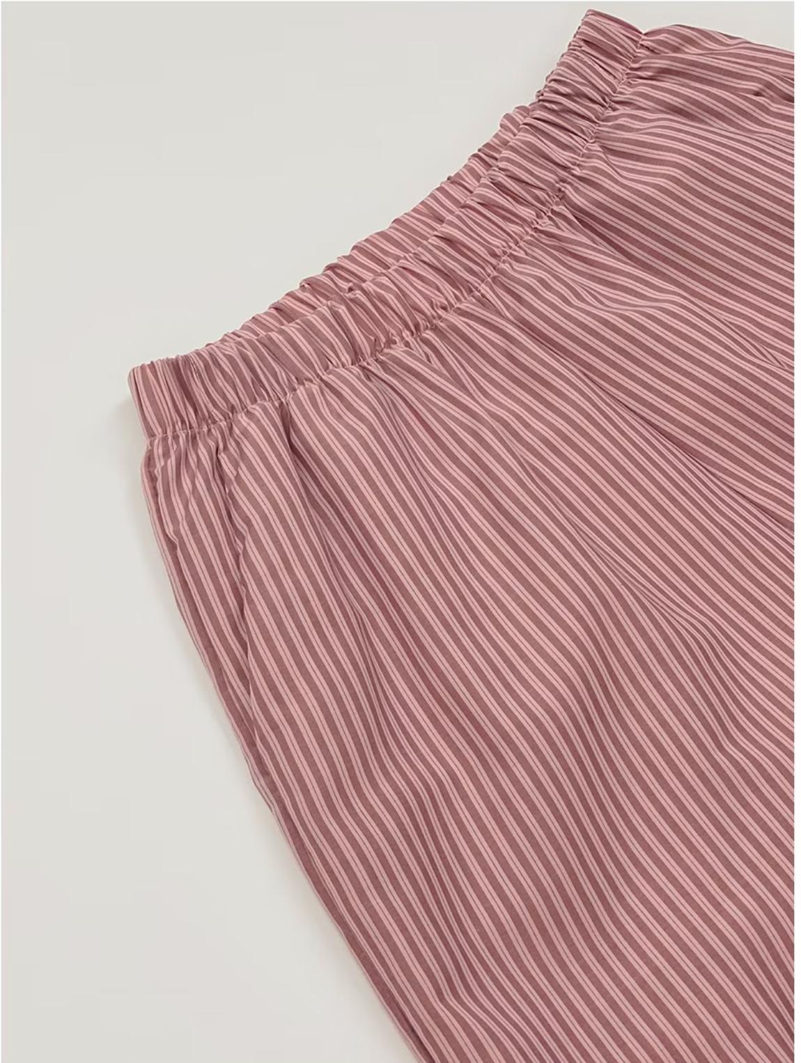 Greek stripe pj set | 2 colors
