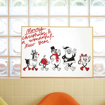 christmas friends | wall art