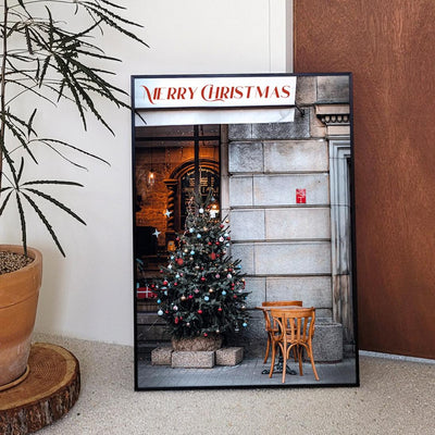 Christmas tree cafe | wall art