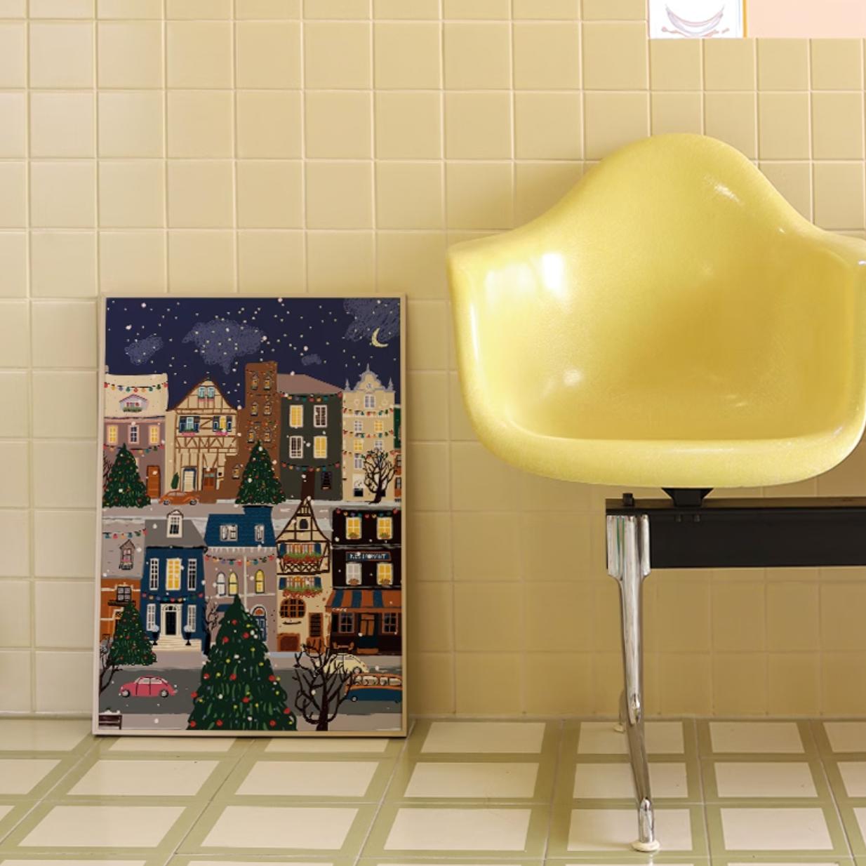 Christmas town | wall art