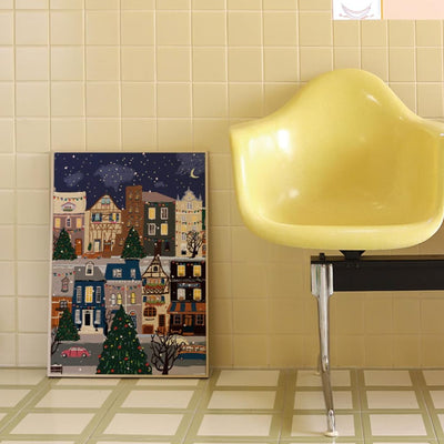 Christmas town | wall art