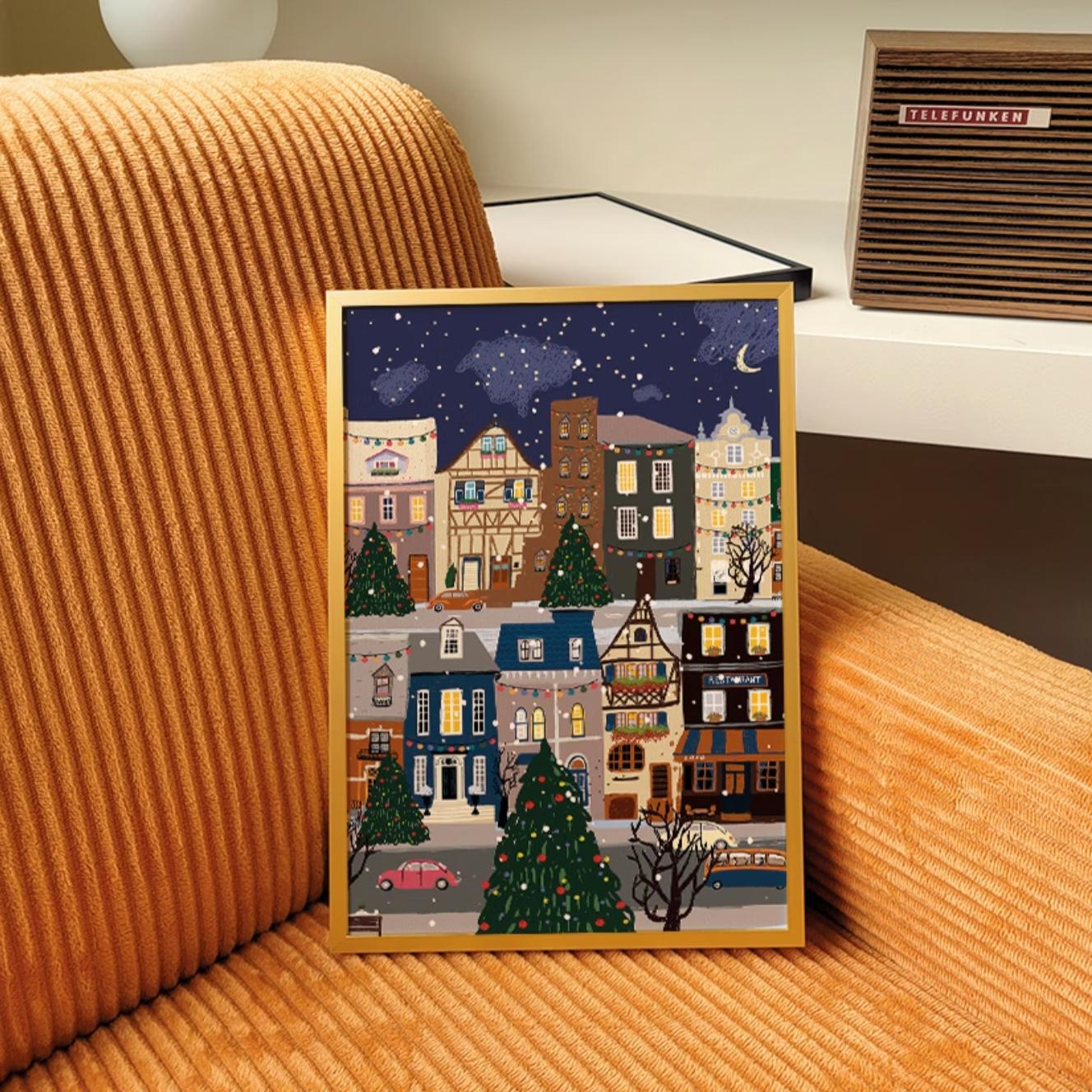Christmas town | wall art