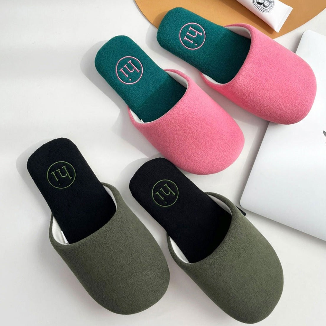 あったかふわふわ カラフル ルームシューズ | room slippers