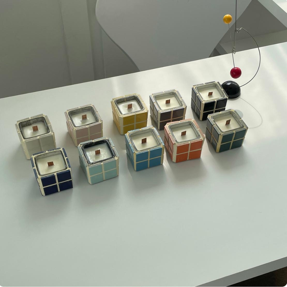 カラフルキューブ キャンドル | cube candle