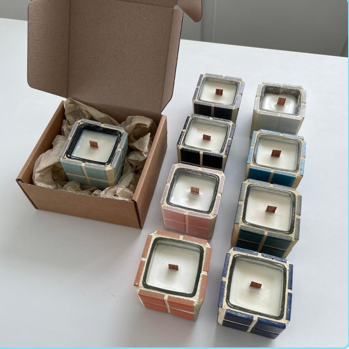 カラフルキューブ キャンドル | cube candle