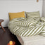 選べるサイズ 3点セット greentea striped bed linen