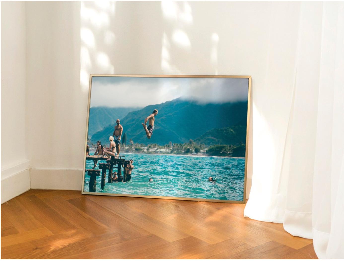 lake jump | wall art