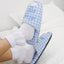 checkered room slippers | Lazyz