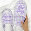 checkered room slippers | Lazyz