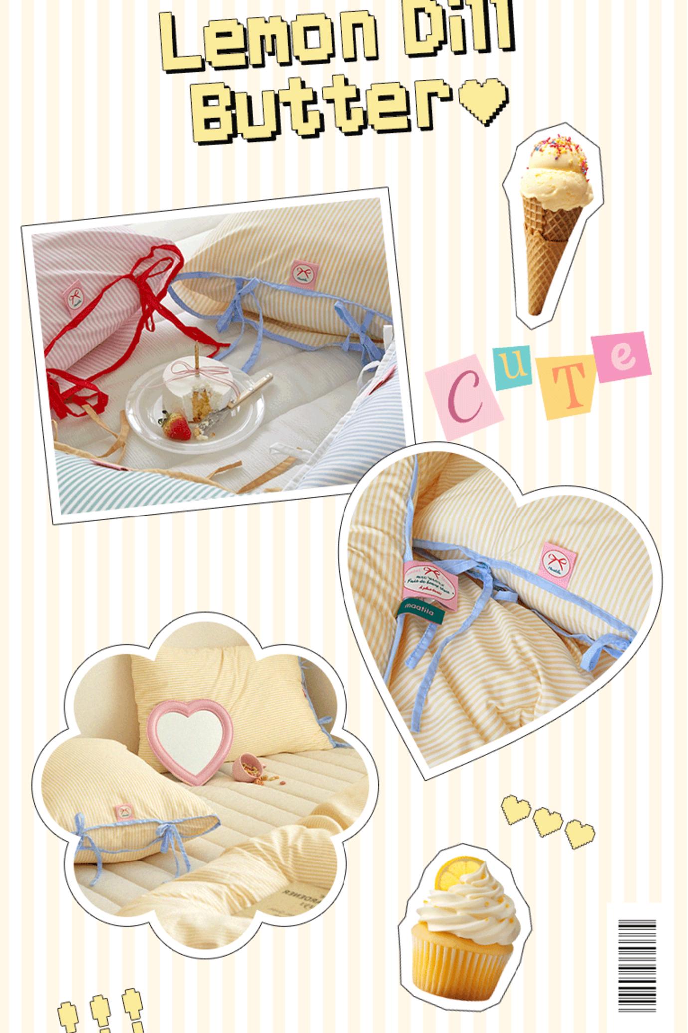 Lemon dill butter 布団カバー | ribbon cake collection