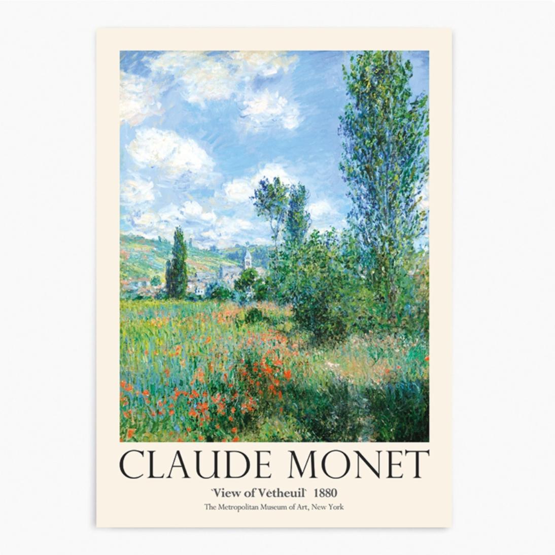 view of vetheuil | wall art