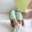 color striped room slippers | morl