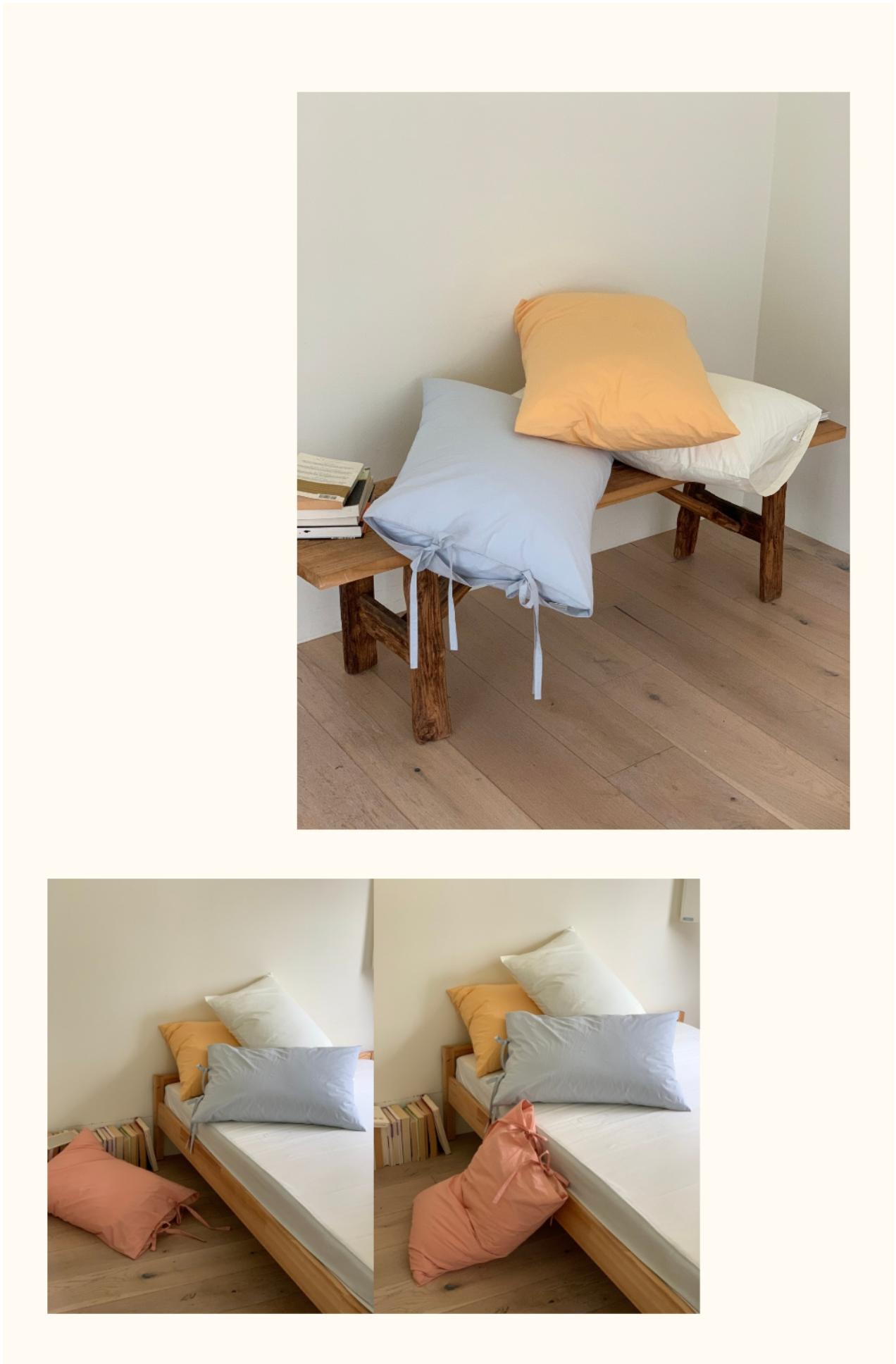 【全11色】リボン pastel Pillow | La Tulipe