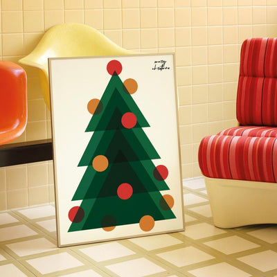 pop christmas tree | wall art