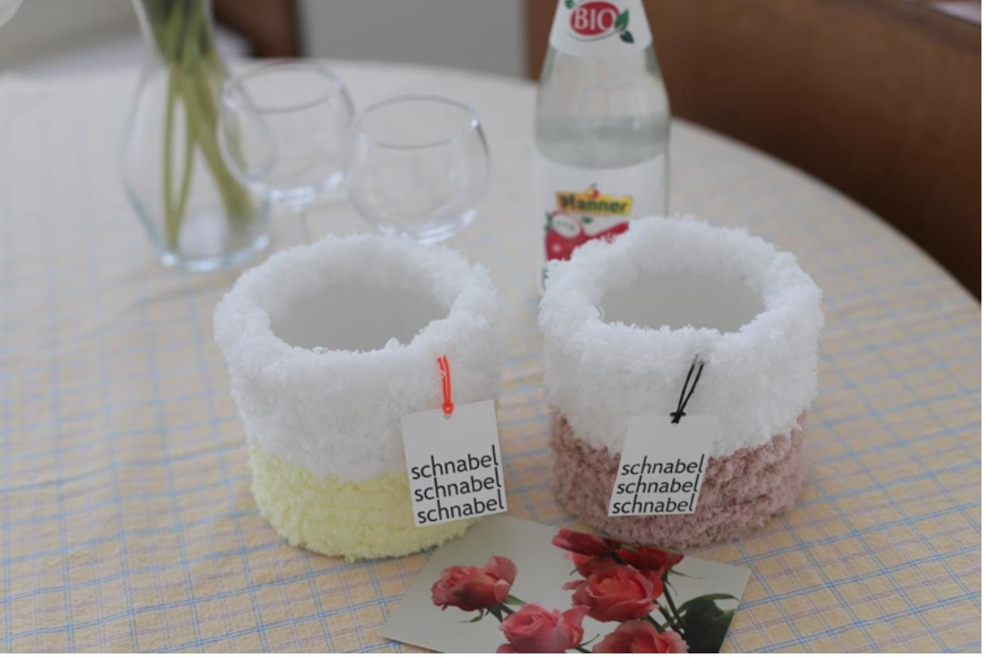 ツートーン ミニ 鉢カバー | mini flower pot case