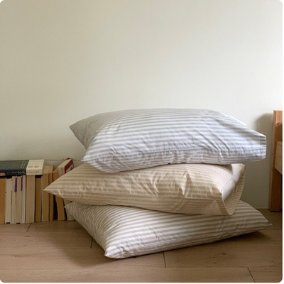 powder striped Pillow | La Tulipe