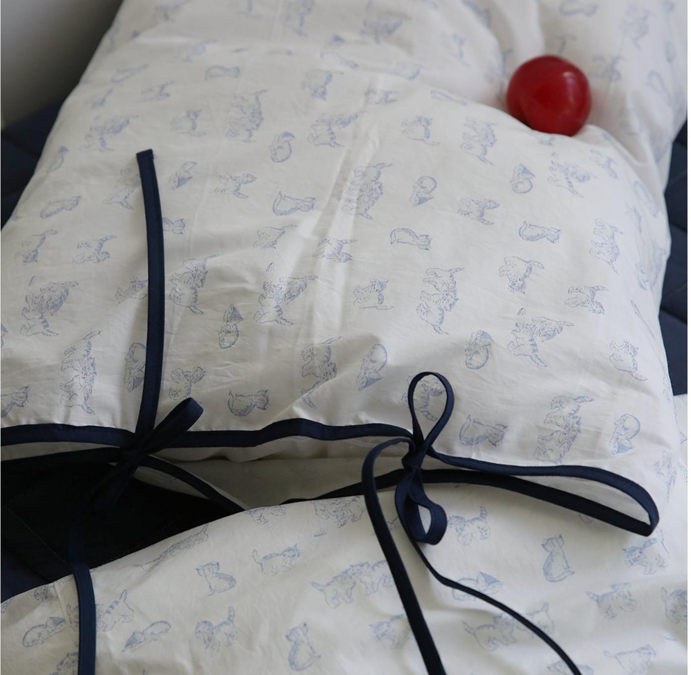 キティリボン 枕カバー | kitty ribbon pillow case
