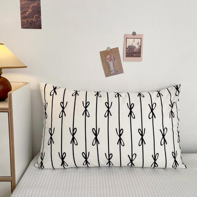 2ピースセット ribbon pillow case