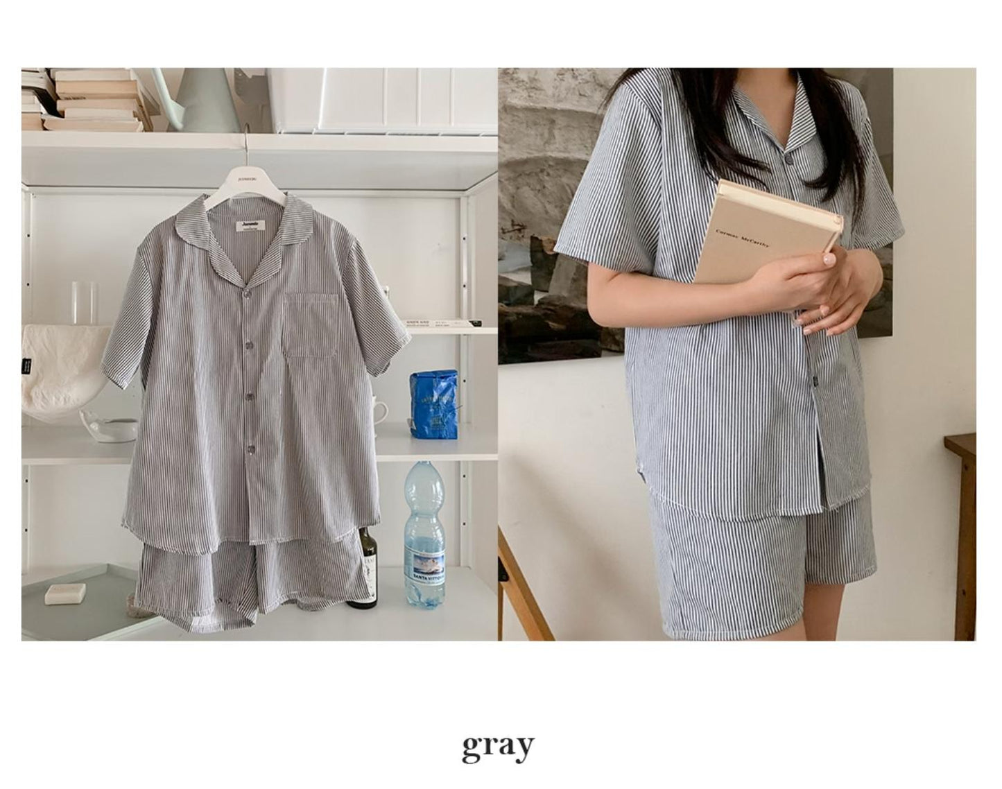 sleepy stripe pj set | 5 colors