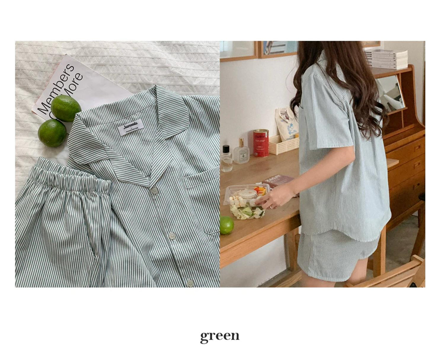 sleepy stripe pj set | 5 colors