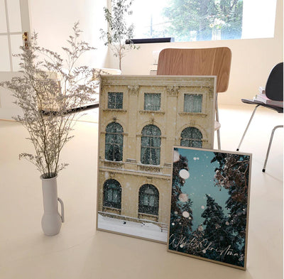 snowing trees | wall art