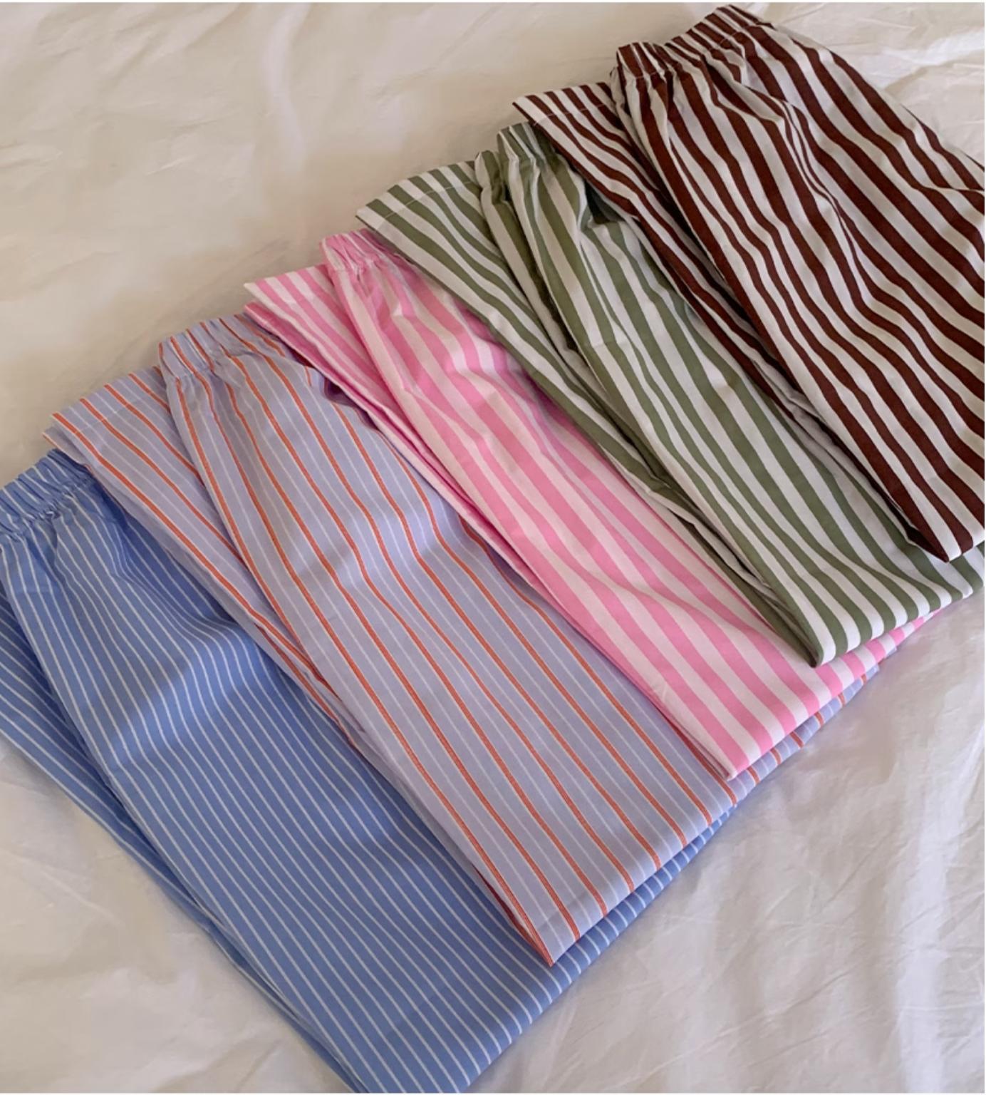 ストライプ ルームパンツ | room pants