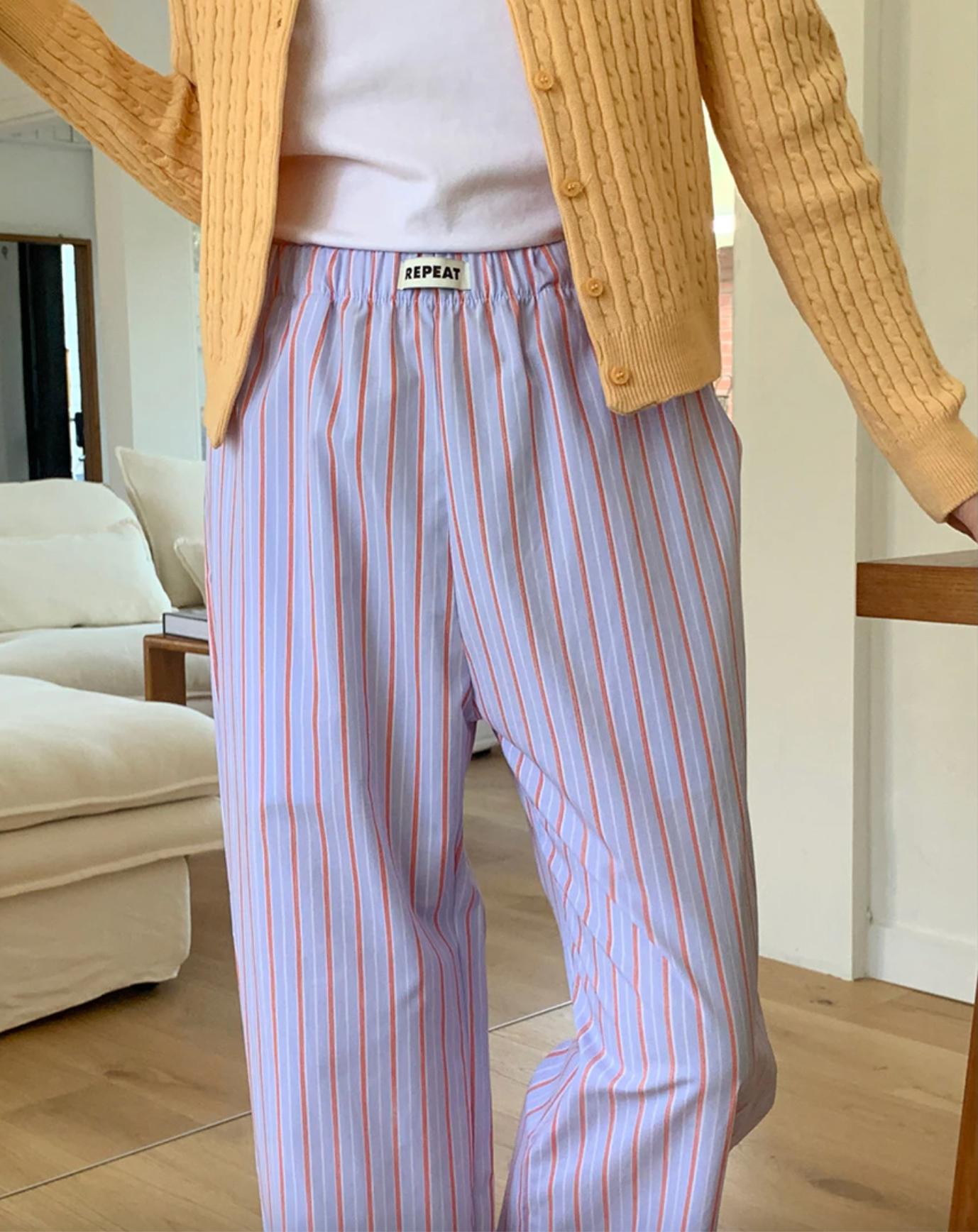 ストライプ ルームパンツ | room pants
