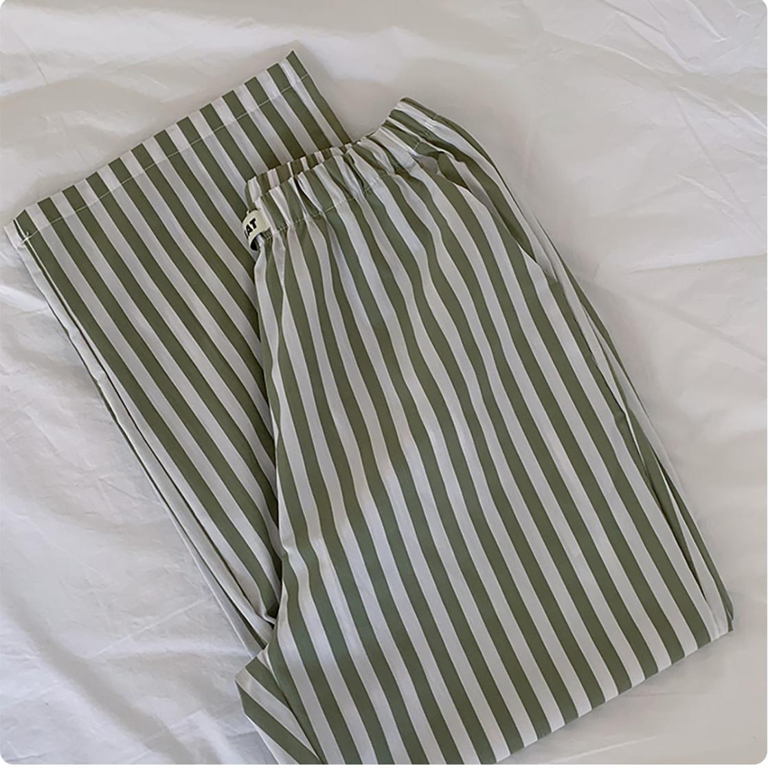 ストライプ ルームパンツ | room pants
