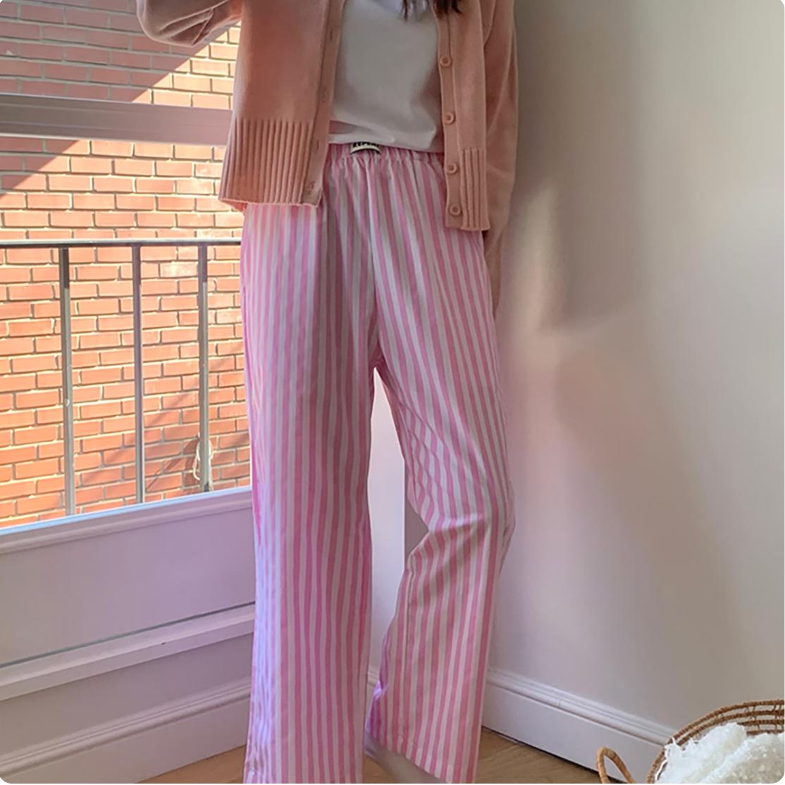 ストライプ ルームパンツ | room pants