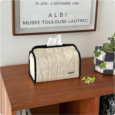 キルティング ティッシュケース L | tissue case