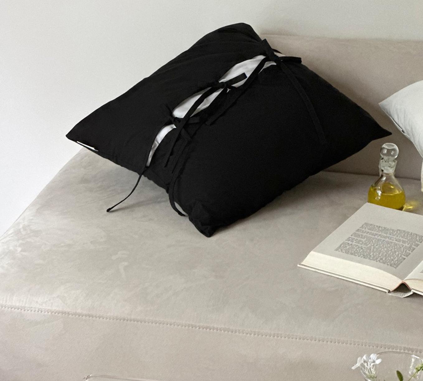 TYCHE リボンクッションカバー | cushion case
