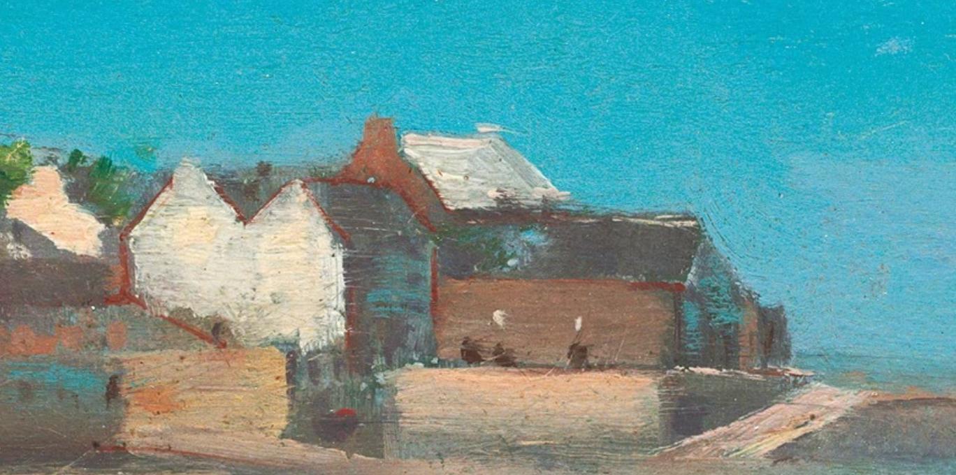 village by the sea | wall art