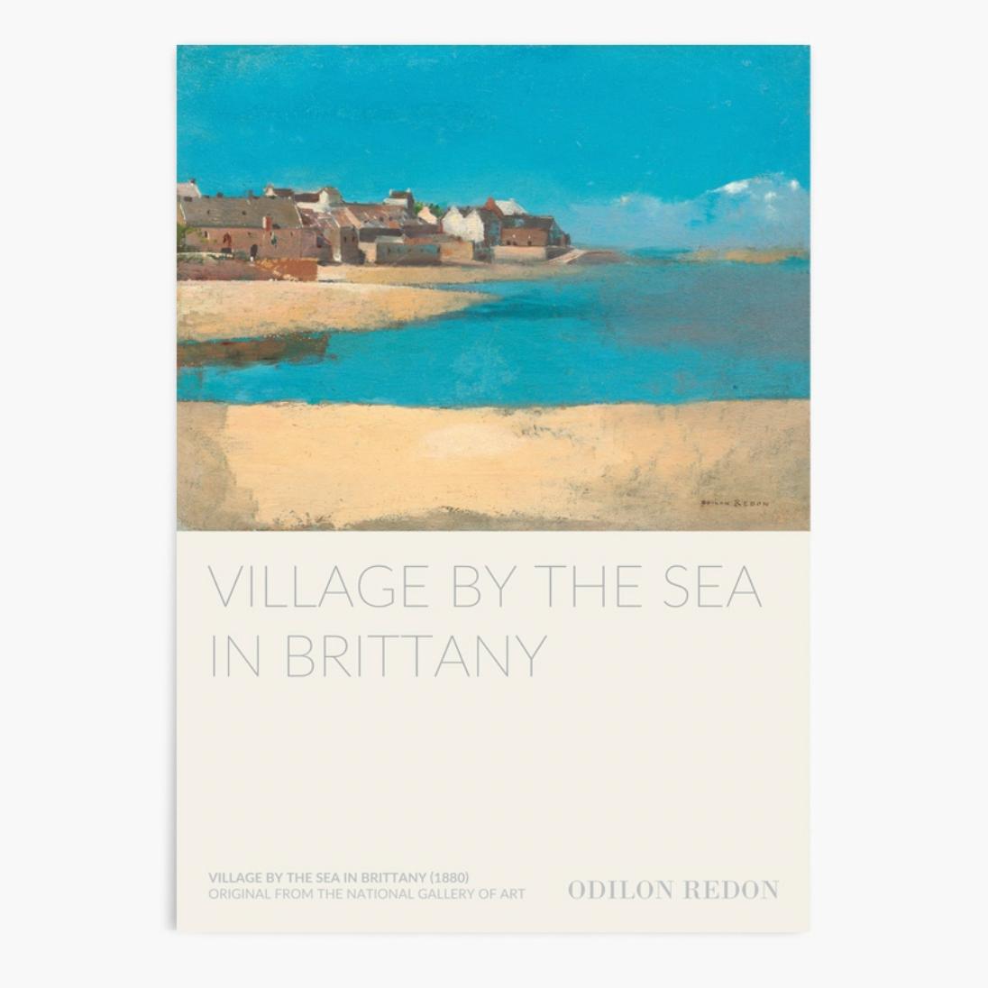village by the sea | wall art