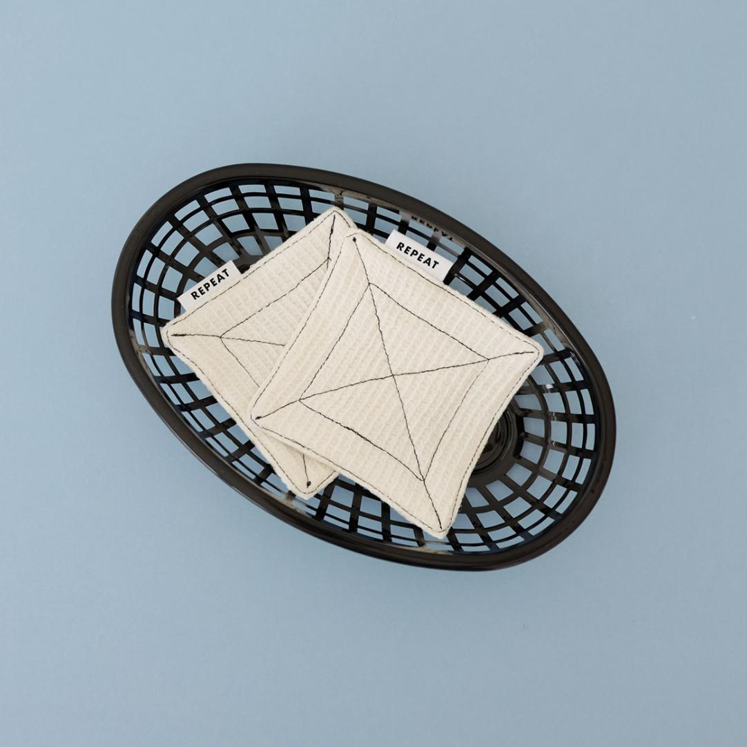ワッフルコットンコースター | waffle cotton coaster