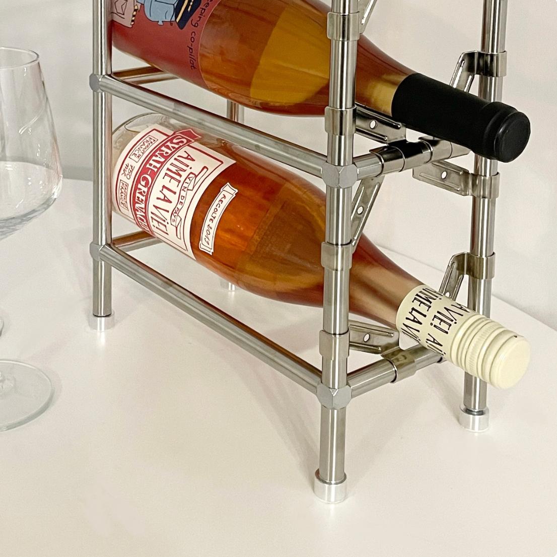 モジュール 3段ワインラック | modular wine rack