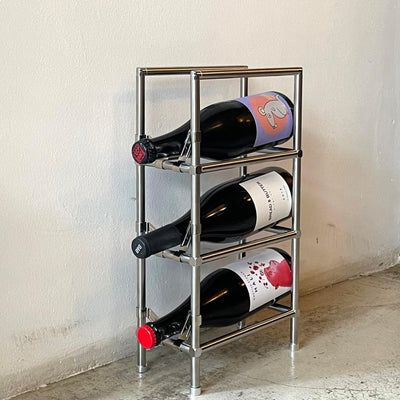 モジュール 3段ワインラック | modular wine rack