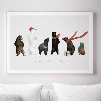 winter bears | wall art