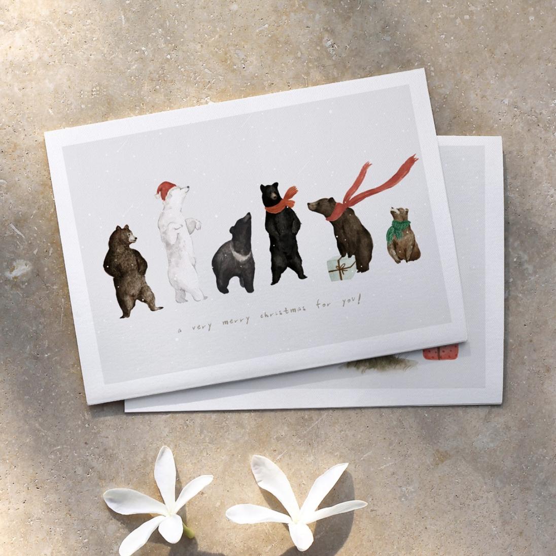 winter bears | wall art