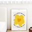 yellow flower | wall art